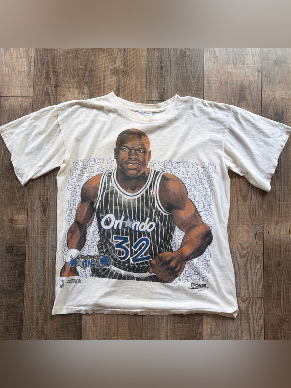 Vintage 90s Shaq Salem Sportswear Orlando Magic Graphic Tee